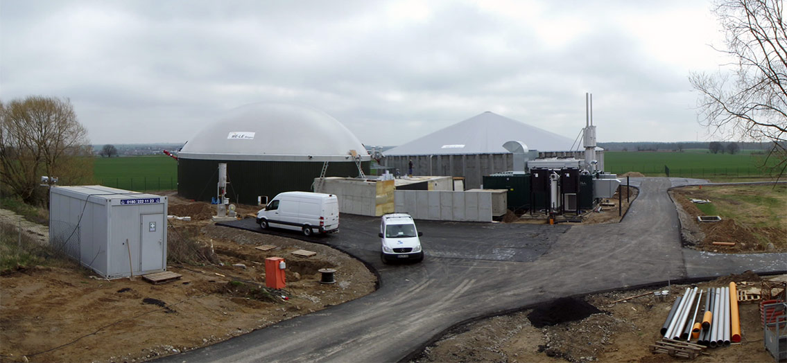 Inbetriebnahme einer <br>neuen Biogasanlage in Blumberg